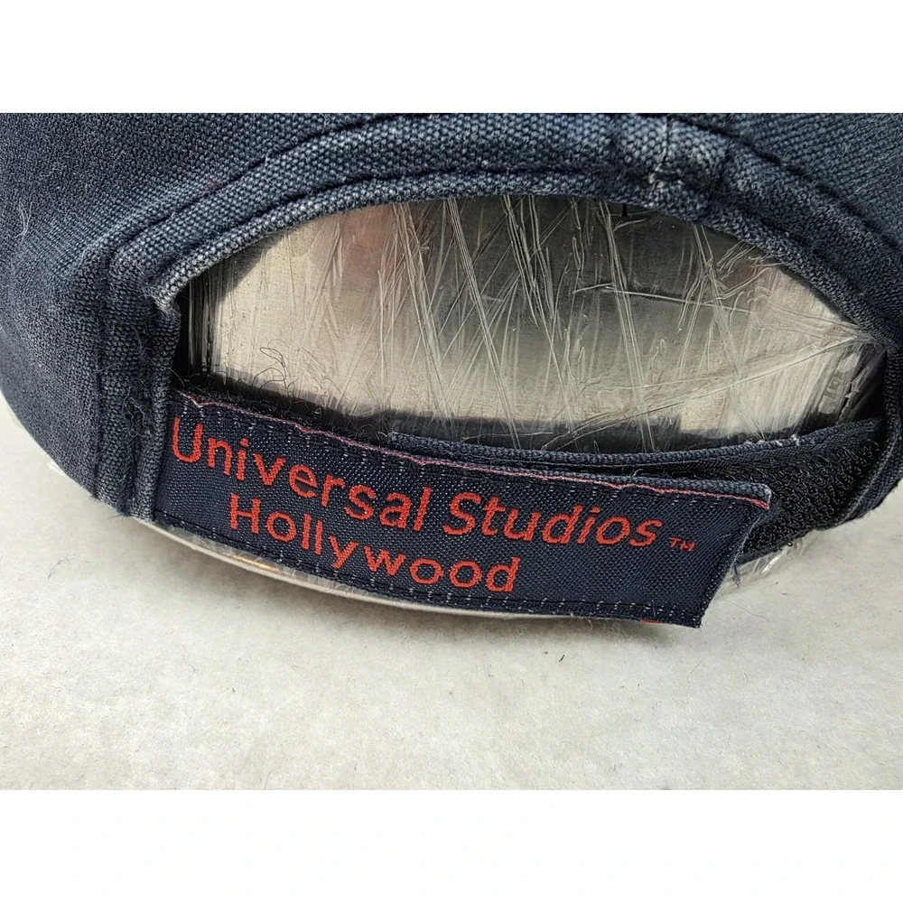 Vintage Universal‎ Studios Jurassic Park Hat I Survived Scratch Ombré Blue Kids